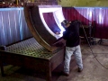 Furnace Door being welded