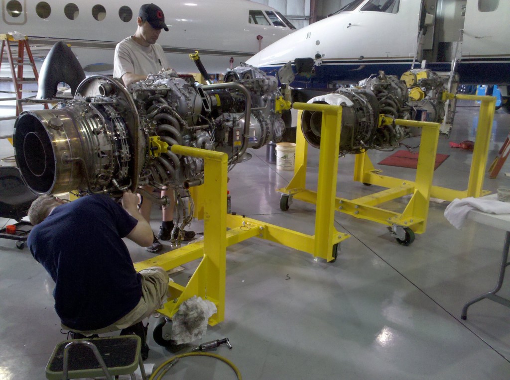 Case Study Stand For Aircraft Engine Rose Metal Industries