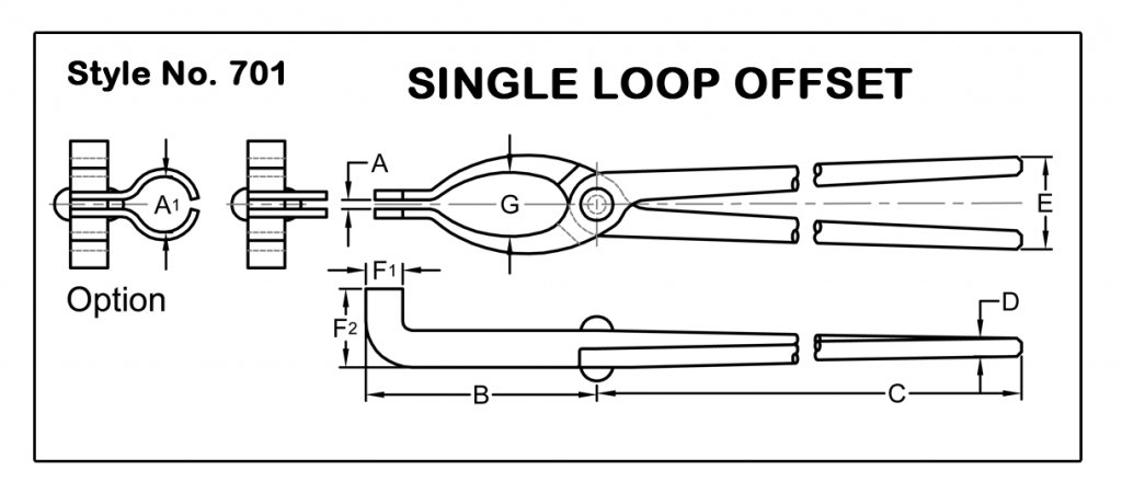Style 701: Single Loop Offset Style 701: Single Loop Offset